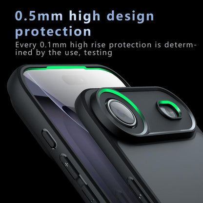 For iPhone Air Armor Precise Hole PC Hybrid TPU Phone Case(Transparent) - iPhone Air Cases by buy2fix | Online Shopping UK | buy2fix