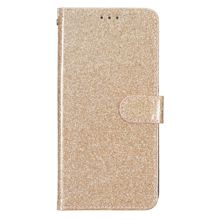 For Google Pixel 9 / 9 Pro Glitter Powder Flip Leather Phone Case(Gold) by buy2fix