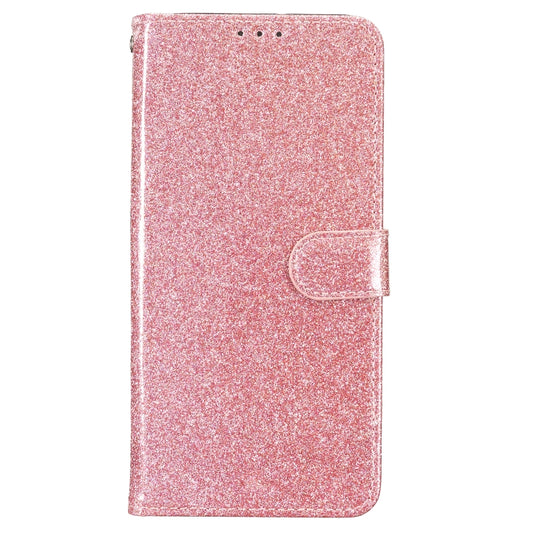 For Google Pixel 9 / 9 Pro Glitter Powder Flip Leather Phone Case(Rose Gold) by buy2fix
