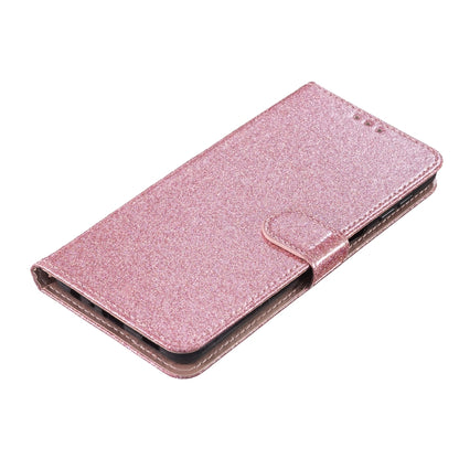 For Google Pixel 9 Pro XL Glitter Powder Flip Leather Phone Case(Rose Gold) by buy2fix