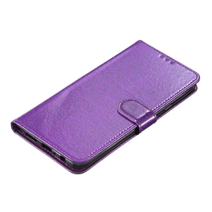For Google Pixel 9 Pro XL Glitter Powder Flip Leather Phone Case(Purple) by buy2fix