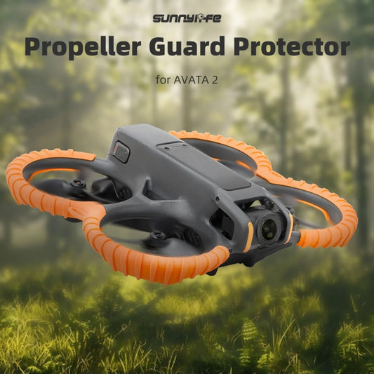 For DJI Avata 2 Sunnylife Drone Anti-Collision Protective Cover Propeller Ring Stripes(Black) - Other by Sunnylife | Online Shopping UK | buy2fix
