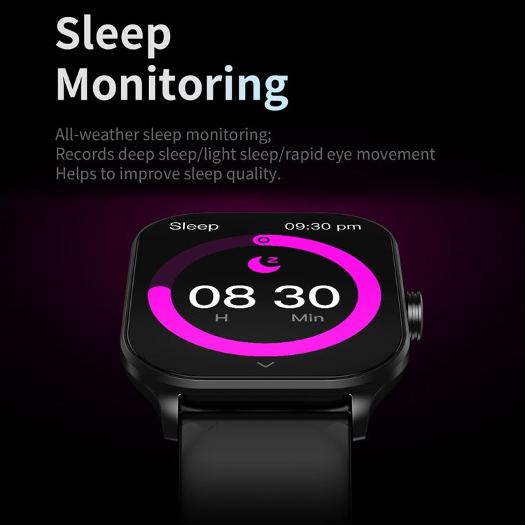 CY900 2.1 inch HD Square Screen Smart Watch, Supports Bluetooth Call / Health Monitoring(Blue) by buy2fix