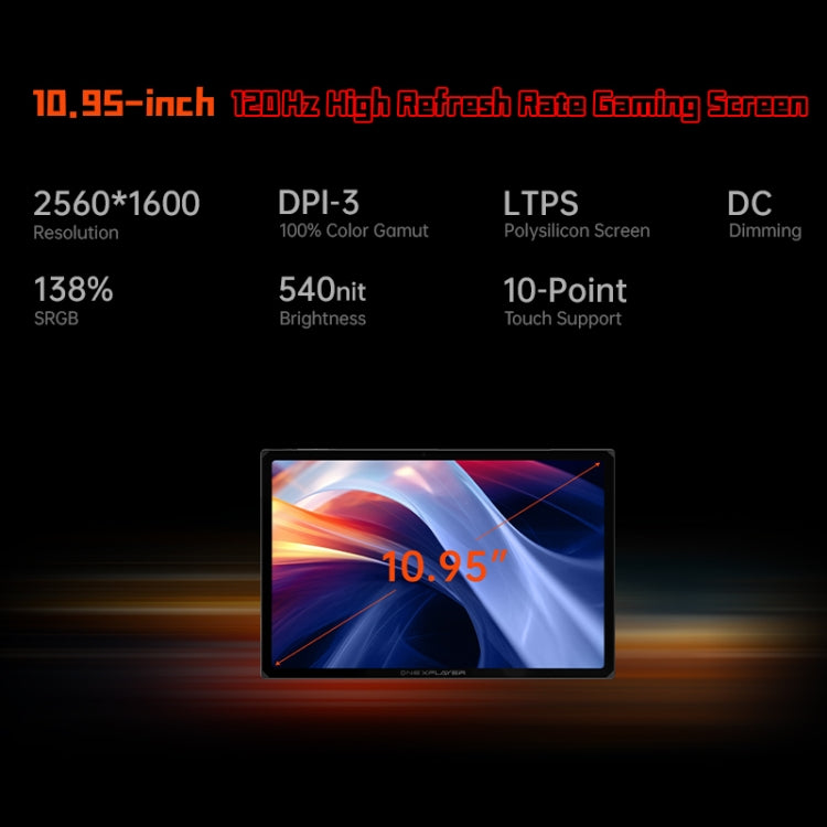 ONE-NETBOOK OneXPlayer X1 10.95 inch Handheld Game Console, 32GB+1TB, Windows 11 AMD Ryzen 7 8840U(Black) - Pocket Console by ONE-NETBOOK | Online Shopping UK | buy2fix
