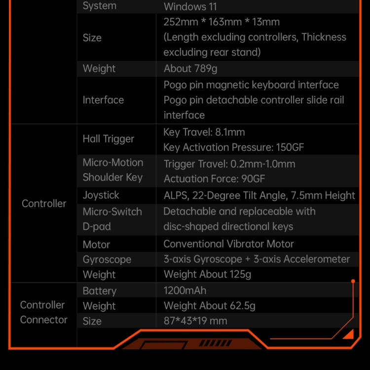 ONE-NETBOOK OneXPlayer X1 10.95 inch Handheld Game Console, 32GB+1TB, Windows 11 AMD Ryzen 7 8840U(Black) - Pocket Console by ONE-NETBOOK | Online Shopping UK | buy2fix