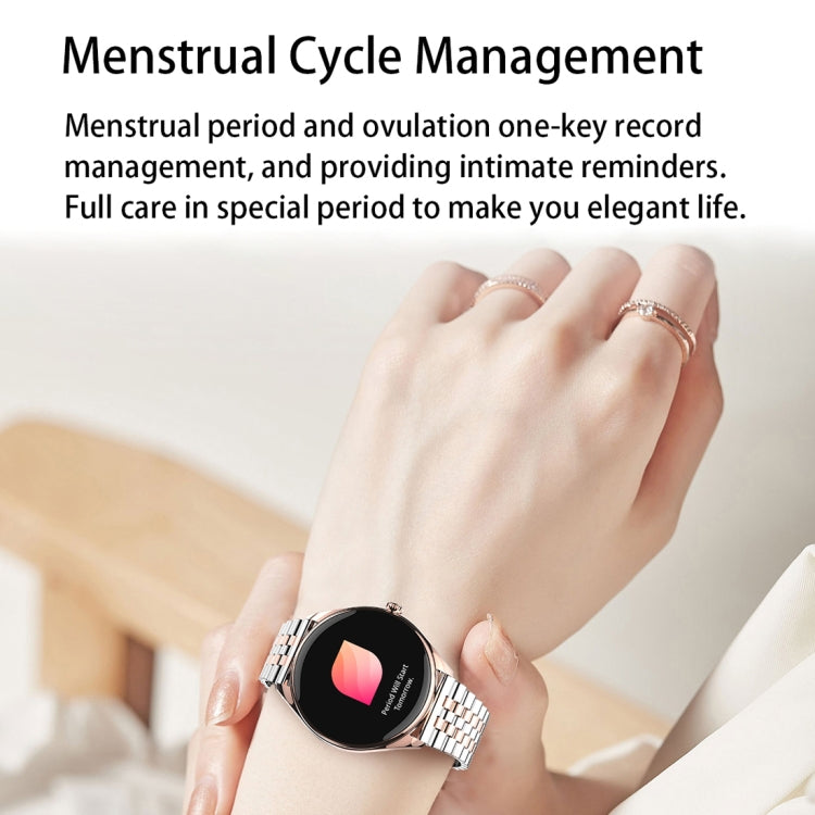 MT55 1.43 inch AMOLED HD Screen Ultra-thin Smart Call Health Watch, Silicone Strap(Silver Grey) by buy2fix