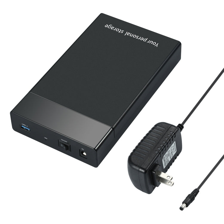 HDD 2.5 / 3.5 inch USB3.0 External Hard Drive Enclosure Case for Laptop Computer(US Plug) by buy2fix