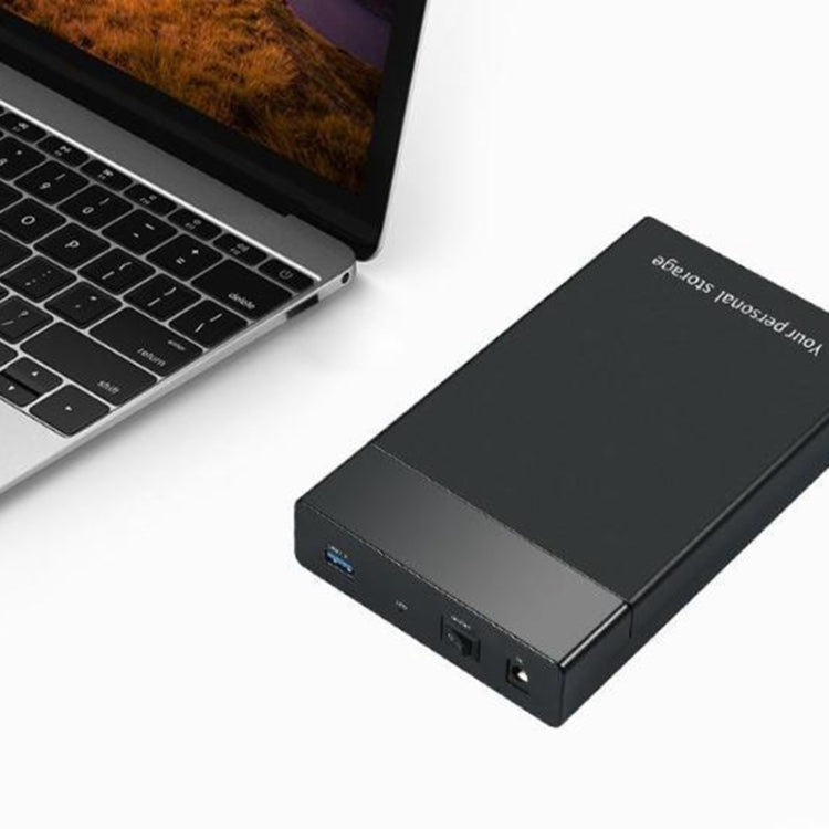 HDD 2.5 / 3.5 inch USB3.0 External Hard Drive Enclosure Case for Laptop Computer(US Plug) by buy2fix