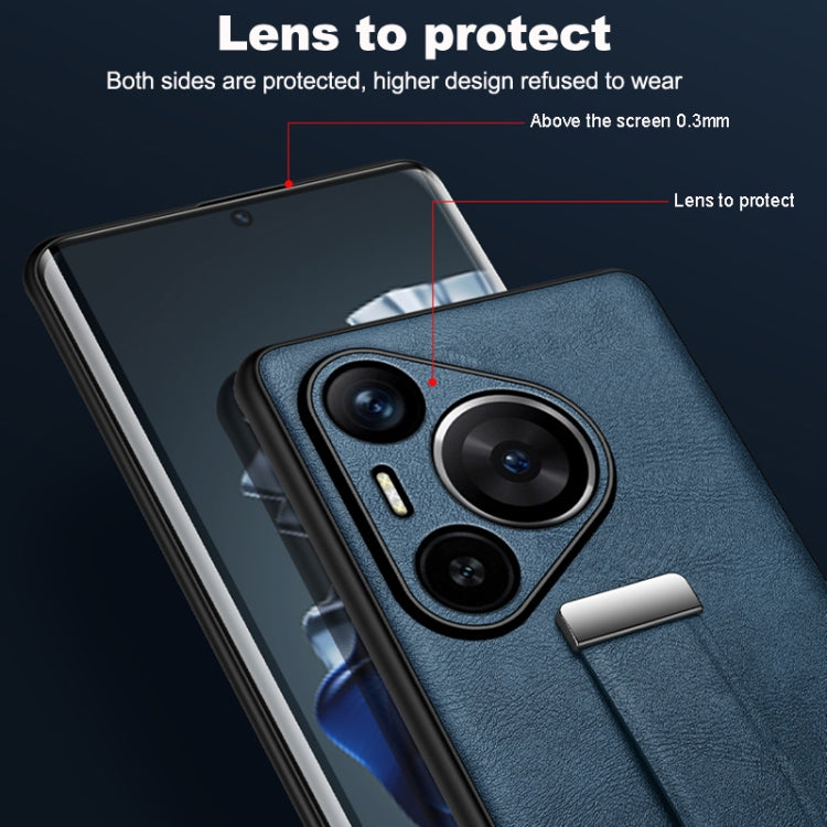 For Huawei nova 13 Pro SULADA PC Hybrid Leather Texture Skin Feel Shockproof Phone Case(Black) - Huawei Cases by SULADA | Online Shopping UK | buy2fix