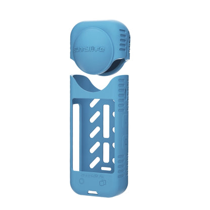 For Insta360 X4 / X5 Sunnylife Silicone Shockproof Case Lens Body Cover Kit(Blue) - Case & Bags by Sunnylife | Online Shopping UK | buy2fix