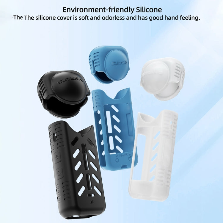 For Insta360 X4 / X5 Sunnylife Silicone Shockproof Case Lens Body Cover Kit(Transparent) - Case & Bags by Sunnylife | Online Shopping UK | buy2fix
