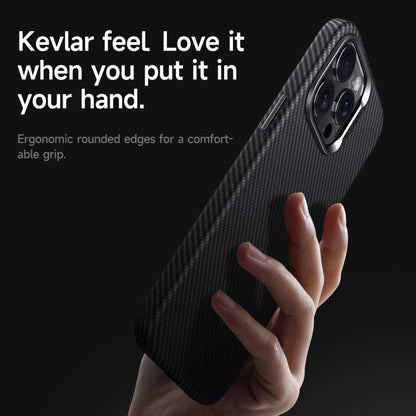 For iPhone 15 Pro SULADA 600D Kevlar Texture PC Shockproof Phone Case(Black) - iPhone 15 Pro Cases by SULADA | Online Shopping UK | buy2fix