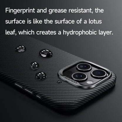 For iPhone 15 Pro SULADA 600D Kevlar Texture PC Shockproof Phone Case(Black) - iPhone 15 Pro Cases by SULADA | Online Shopping UK | buy2fix