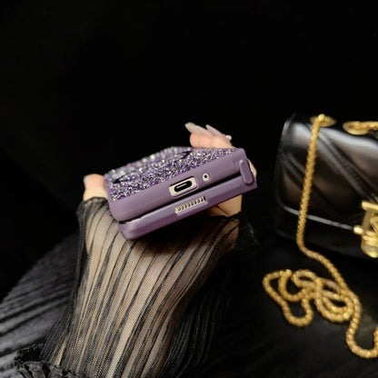 For Samsung Galaxy Z Fold4 Glitter MagSafe PC Phone Case(Silver) by buy2fix