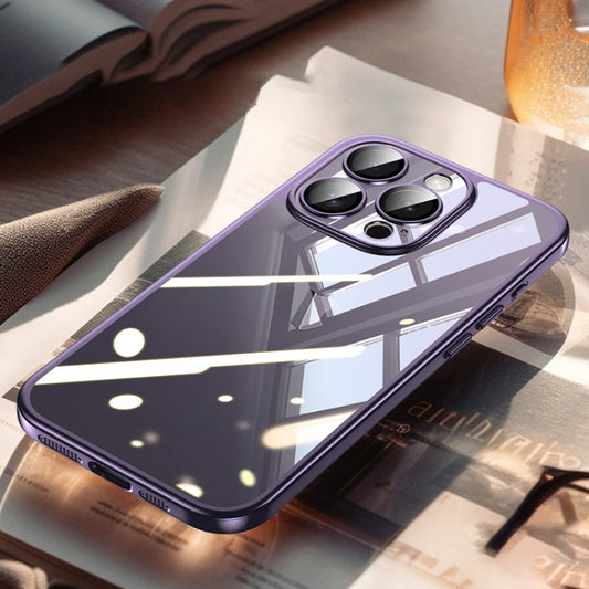 For iPhone 14 Pro SULADA Electroplating Frosted PC + TPU Shockproof Phone Case(Purple) - iPhone 14 Pro Cases by SULADA | Online Shopping UK | buy2fix