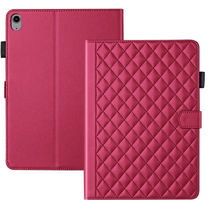 For iPad 2025 / 2022 Rhombus Lattice Leather Smart Tablet Case(Red) - iPad 2025 / 2022 Cases by buy2fix | Online Shopping UK | buy2fix