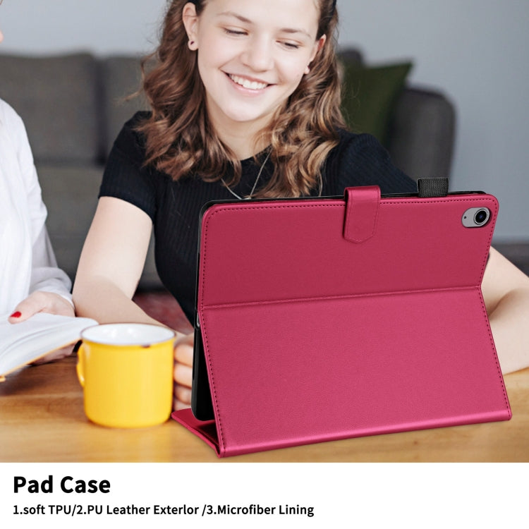 For iPad 2025 / 2022 Rhombus Lattice Leather Smart Tablet Case(Red) - iPad 2025 / 2022 Cases by buy2fix | Online Shopping UK | buy2fix