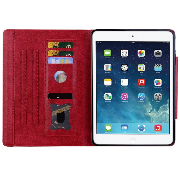 For iPad 10.5 2019 / 2017 / Air 3 Cat Buckle Leather Smart Tablet Case(Red) - iPad Air (2019) Cases by buy2fix | Online Shopping UK | buy2fix