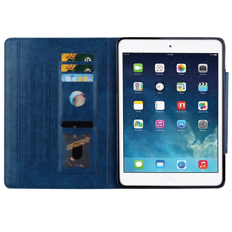 For iPad 10.5 2019 / 2017 / Air 3 Cat Buckle Leather Smart Tablet Case(Royal Blue) - iPad Air (2019) Cases by buy2fix | Online Shopping UK | buy2fix