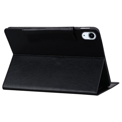 For iPad 2025 / 2022 Cat Buckle Leather Smart Tablet Case(Black) - iPad 2025 / 2022 Cases by buy2fix | Online Shopping UK | buy2fix