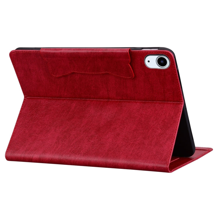 For iPad 2025 / 2022 Cat Buckle Leather Smart Tablet Case(Red) - iPad 2025 / 2022 Cases by buy2fix | Online Shopping UK | buy2fix