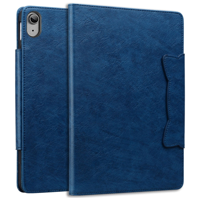 For iPad 2025 / 2022 Cat Buckle Leather Smart Tablet Case(Royal Blue) - iPad 2025 / 2022 Cases by buy2fix | Online Shopping UK | buy2fix