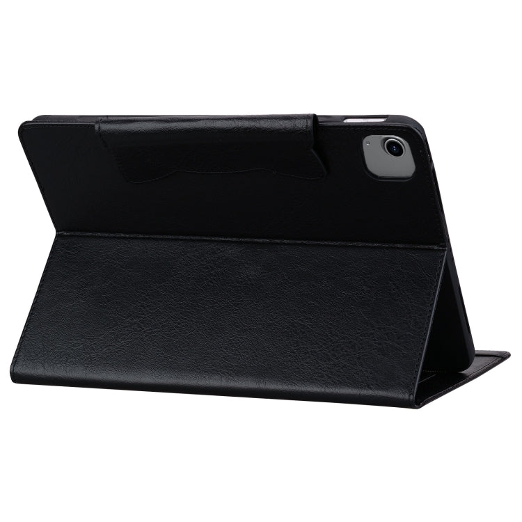 For iPad Air 13 2025 / 2024 Cat Buckle Leather Smart Tablet Case(Black) - iPad Air 13 2025 / 2024 Cases by buy2fix | Online Shopping UK | buy2fix