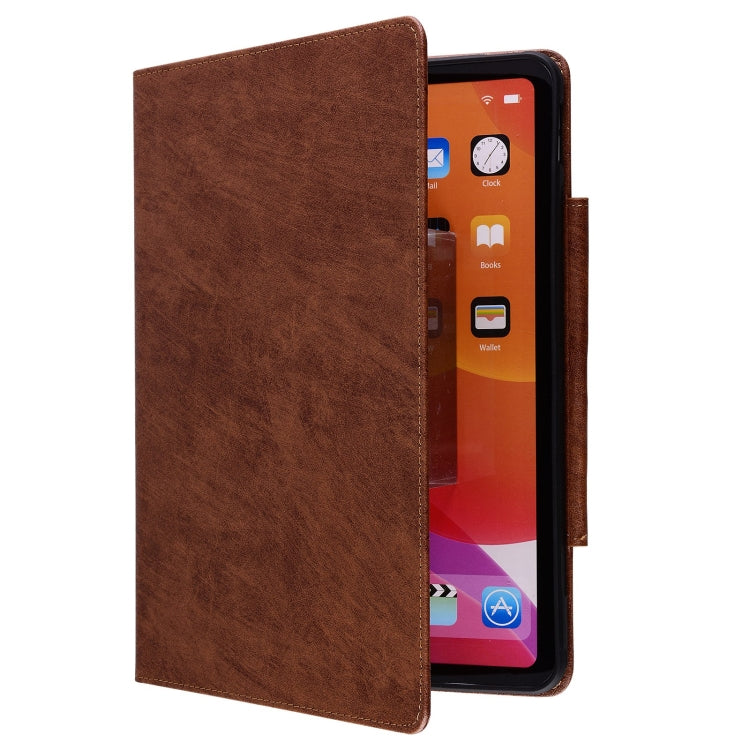 For iPad Air 13 2025 / 2024 Cat Buckle Leather Smart Tablet Case(Brown) - iPad Air 13 2025 / 2024 Cases by buy2fix | Online Shopping UK | buy2fix