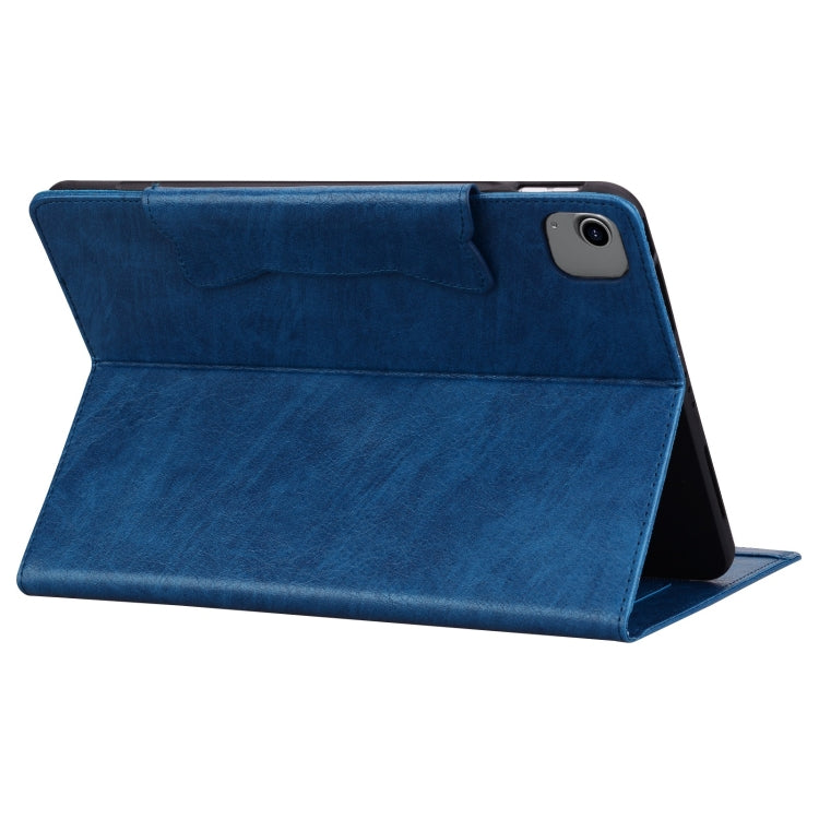 For iPad Air 13 2025 / 2024 Cat Buckle Leather Smart Tablet Case(Royal Blue) - iPad Air 13 2025 / 2024 Cases by buy2fix | Online Shopping UK | buy2fix