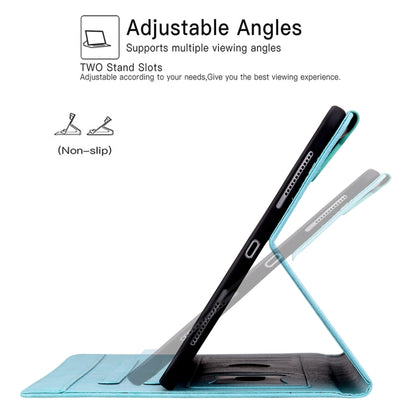 For iPad Pro 12.9 2022 / 2021 / 2020 / 2018 Cat Buckle Leather Smart Tablet Case(Sky Blue) - iPad Pro 12.9 (2022/2021) Cases by buy2fix | Online Shopping UK | buy2fix