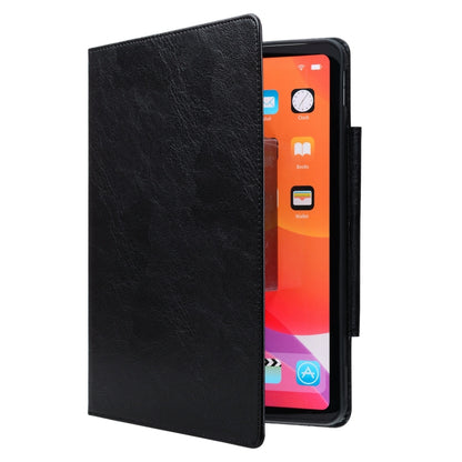For iPad Pro 12.9 2022 / 2021 / 2020 / 2018 Cat Buckle Leather Smart Tablet Case(Black) - iPad Pro 12.9 (2022/2021) Cases by buy2fix | Online Shopping UK | buy2fix