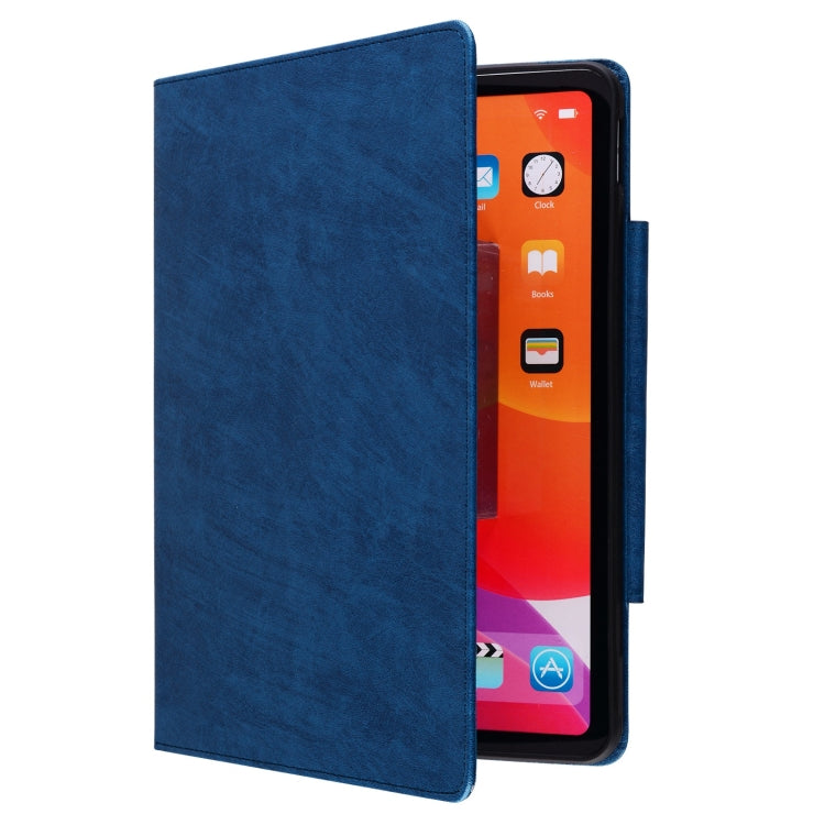 For iPad Pro 12.9 2022 / 2021 / 2020 / 2018 Cat Buckle Leather Smart Tablet Case(Royal Blue) - iPad Pro 12.9 (2022/2021) Cases by buy2fix | Online Shopping UK | buy2fix