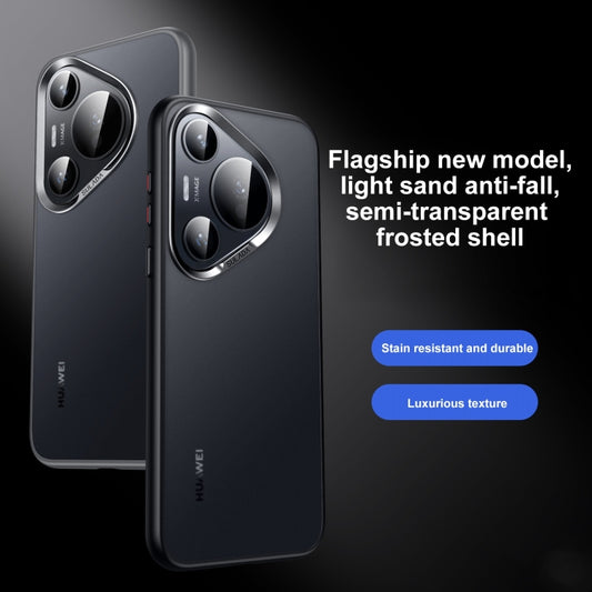 For Huawei Pura 70 Pro / 70 Pro+ SULADA Skin Feel Matte Shockproof Phone Case(Black) - Huawei Cases by SULADA | Online Shopping UK | buy2fix