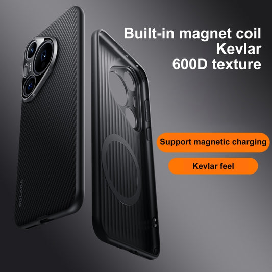 For Huawei Mate 60 SULADA 600D Kevlar Texture PC Shockproof Phone Case(Brown) - Huawei Cases by SULADA | Online Shopping UK | buy2fix