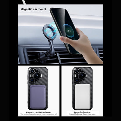 For Huawei Pura 70 SULADA 600D Kevlar Texture PC Shockproof Phone Case(Black) - Huawei Cases by SULADA | Online Shopping UK | buy2fix