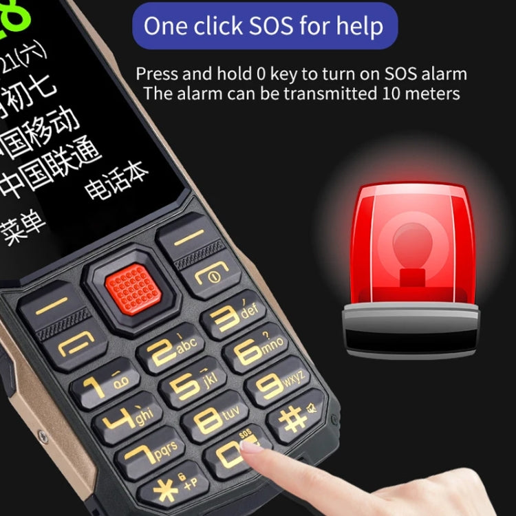 K1+ 4G Elder Rugged Phone, 2.6 inch, 1500mAh Battery, LED Flashlight, Network: 4G, Dual SIM, SOS, Plug:US Plug(Orange) - Others by buy2fix | Online Shopping UK | buy2fix