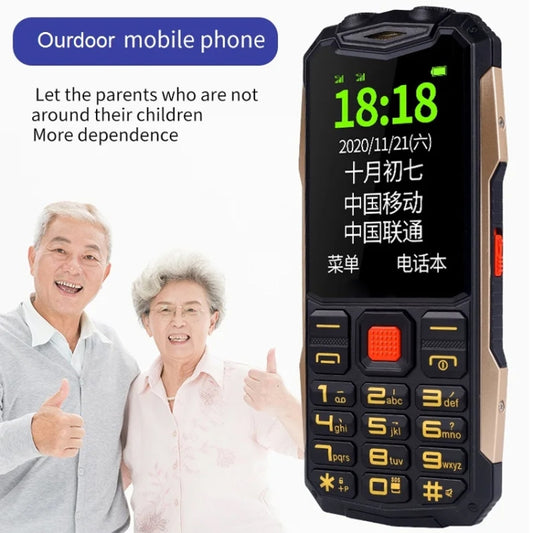 K1+ 4G Elder Rugged Phone, 2.6 inch, 1500mAh Battery, LED Flashlight, Network: 4G, Dual SIM, SOS, Plug:UK Plug(Black) - Others by buy2fix | Online Shopping UK | buy2fix