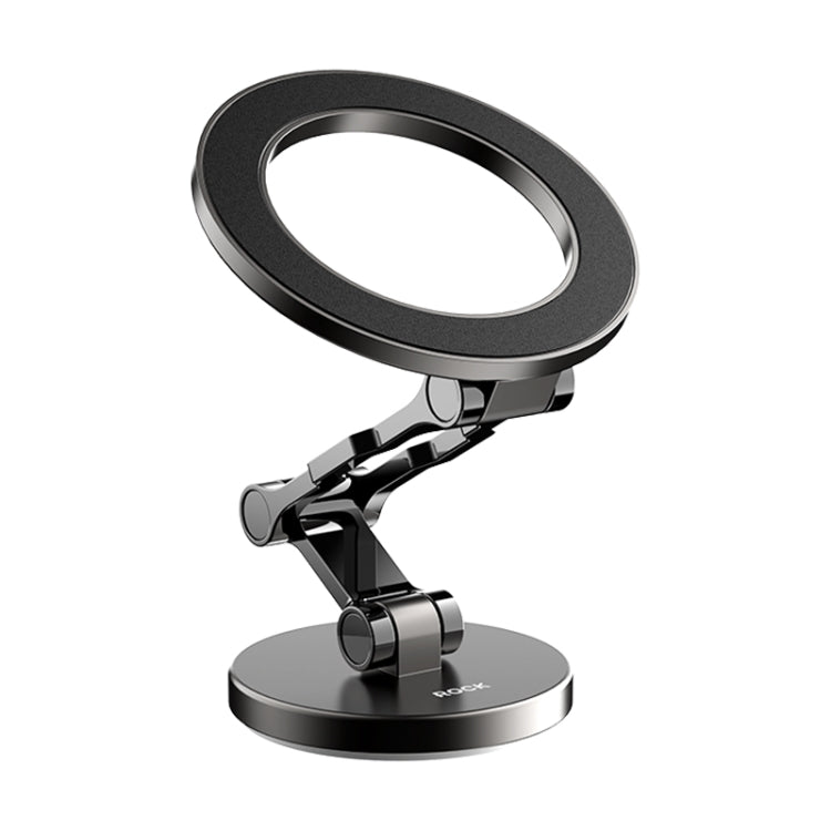 ROCK Q08 Car Magnetic Foldable Phone Holder(Black) - Universal Car Holders by ROCK | Online Shopping UK | buy2fix