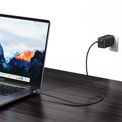 USAMS SJ727 240W USB-C / Type-C to USB-C / Type-C Aluminum Alloy Data Cable, Length: 1.2m(Tarnish) - USB-C & Type-C Cable by USAMS | Online Shopping UK | buy2fix