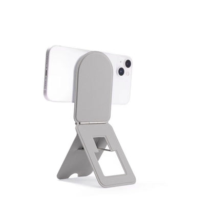 Magnetic Phone Desktop Folding Holder(Round Grey) - Desktop Holder by buy2fix | Online Shopping UK | buy2fix