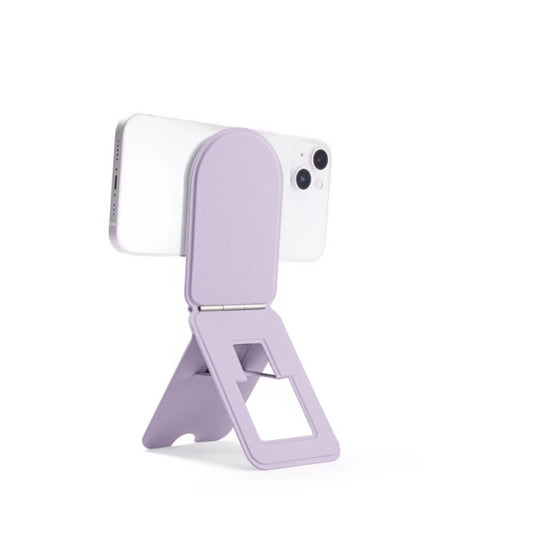Magnetic Phone Desktop Folding Holder(Round Purple) - Desktop Holder by buy2fix | Online Shopping UK | buy2fix