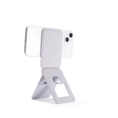 Magnetic Phone Desktop Folding Holder(Square Grey) - Desktop Holder by buy2fix | Online Shopping UK | buy2fix