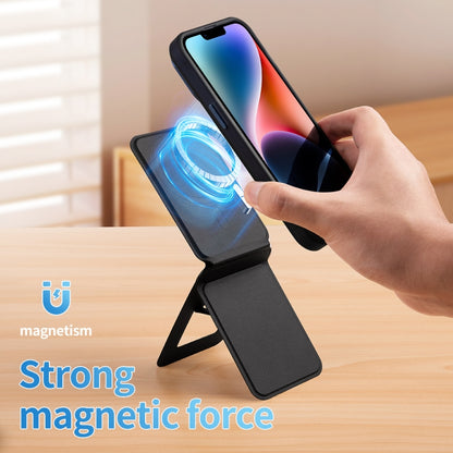 Magnetic Phone Desktop Folding Holder(Square Grey) - Desktop Holder by buy2fix | Online Shopping UK | buy2fix