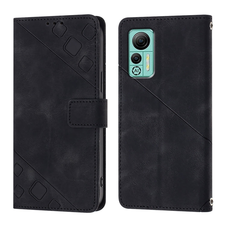 For Ulefone Note 14 Skin Feel Embossed Leather Phone Case(Black) by buy2fix