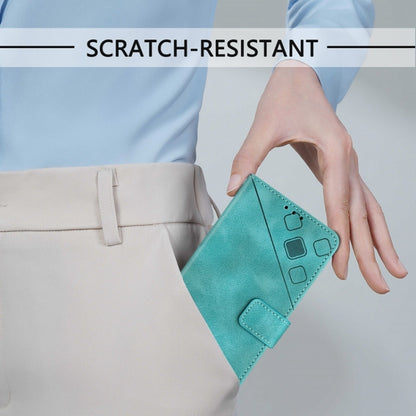 For Ulefone Note 14 Skin Feel Embossed Leather Phone Case(Green) by buy2fix