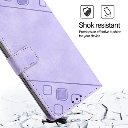 For Ulefone Note 14 Skin Feel Embossed Leather Phone Case(Light Purple) by buy2fix