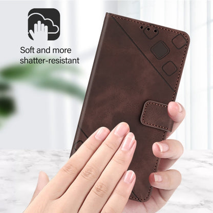 For Ulefone Note 14 Skin Feel Embossed Leather Phone Case(Brown) by buy2fix