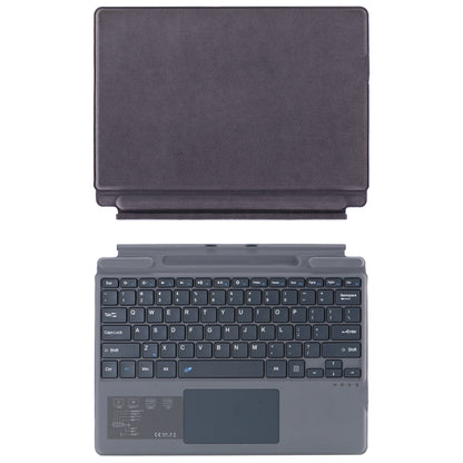 For Microsoft Surface Pro 11 / Pro 10 2089A Wireless Bluetooth Keyboard Leather Case with Touchpad(Grey) by buy2fix