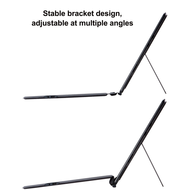 For Microsoft Surface Pro 10 / Pro 9 2089D Backlight Wireless Bluetooth Keyboard Leather Case with Touchpad(Grey) by buy2fix