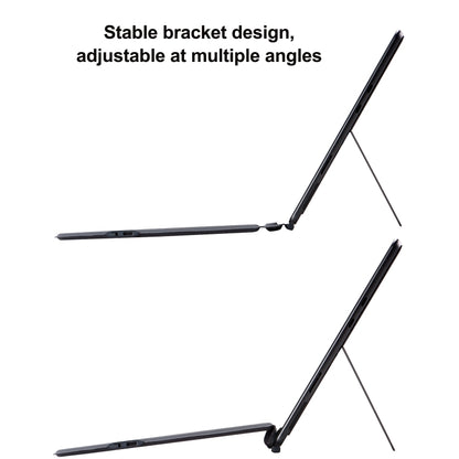 For Microsoft Surface Pro 10 / Pro 9 2089D Backlight Wireless Bluetooth Keyboard Leather Case with Touchpad(Grey) by buy2fix